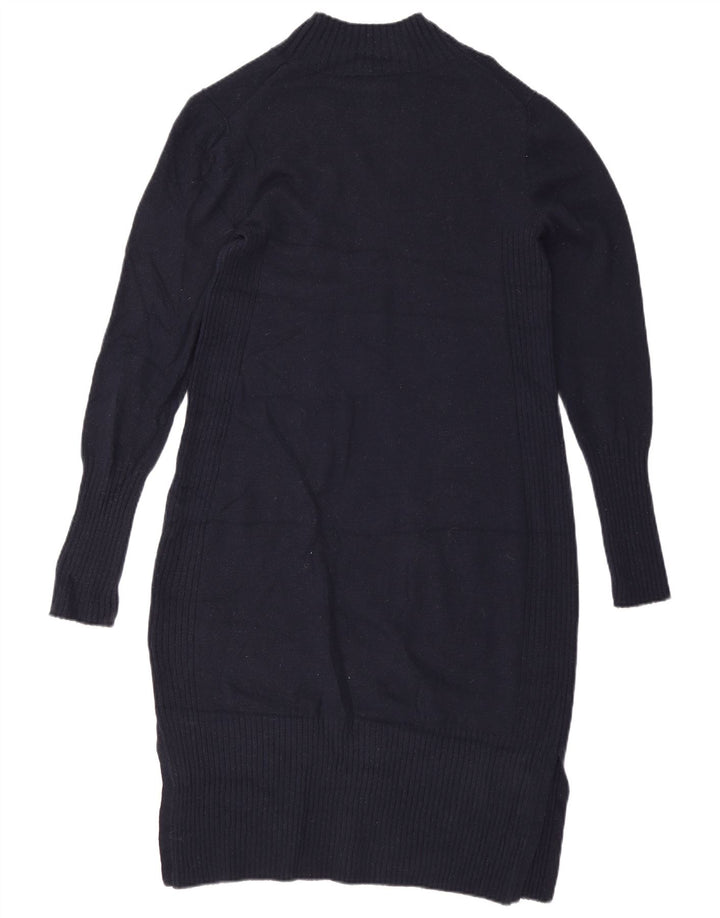 Hobbs Damen-Pulloverkleid, UK 12, mittlere marineblaue Wolle