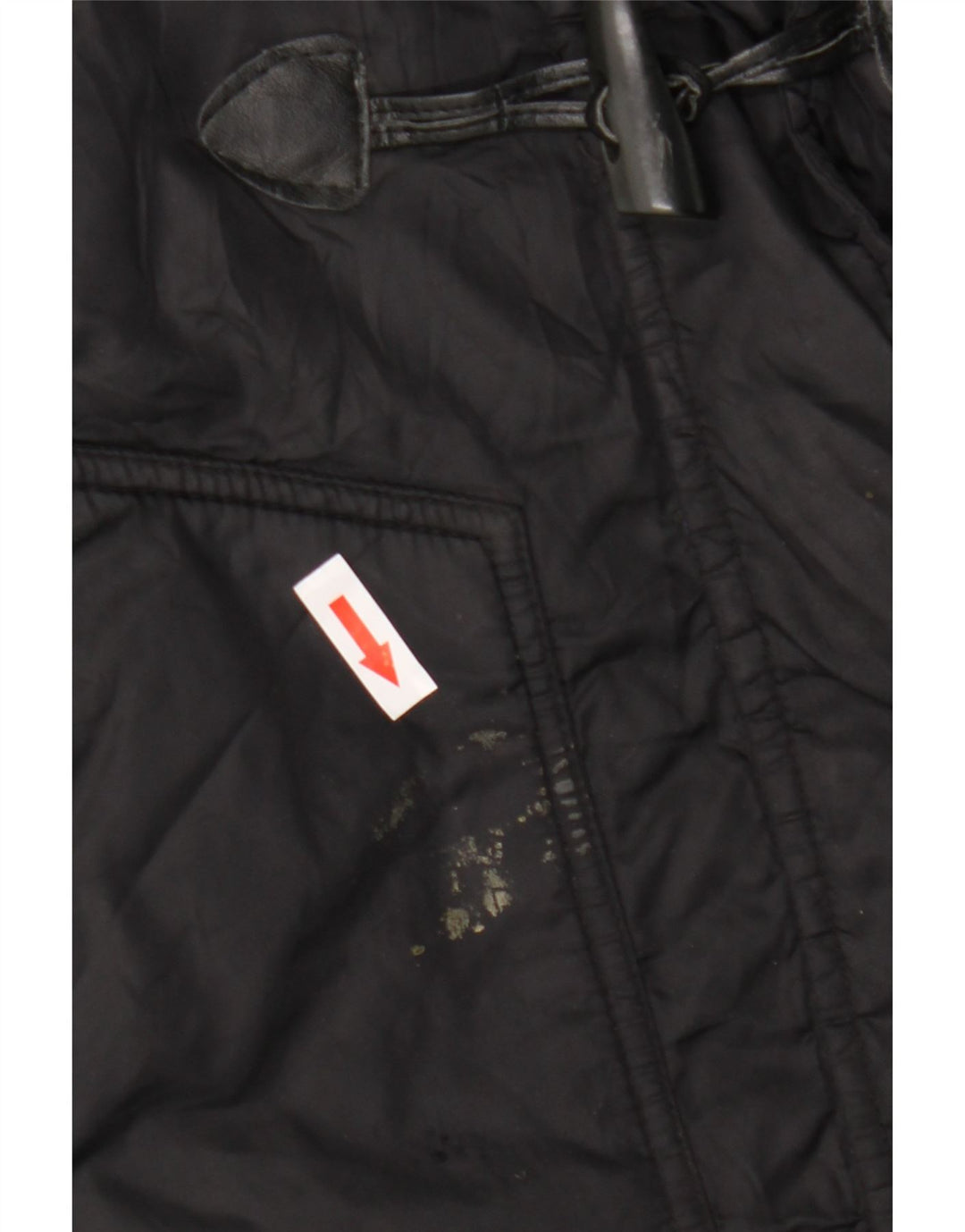 Calvin Klein Jeans Damen gepolsterter Mantel UK 14 Medium Schwarz