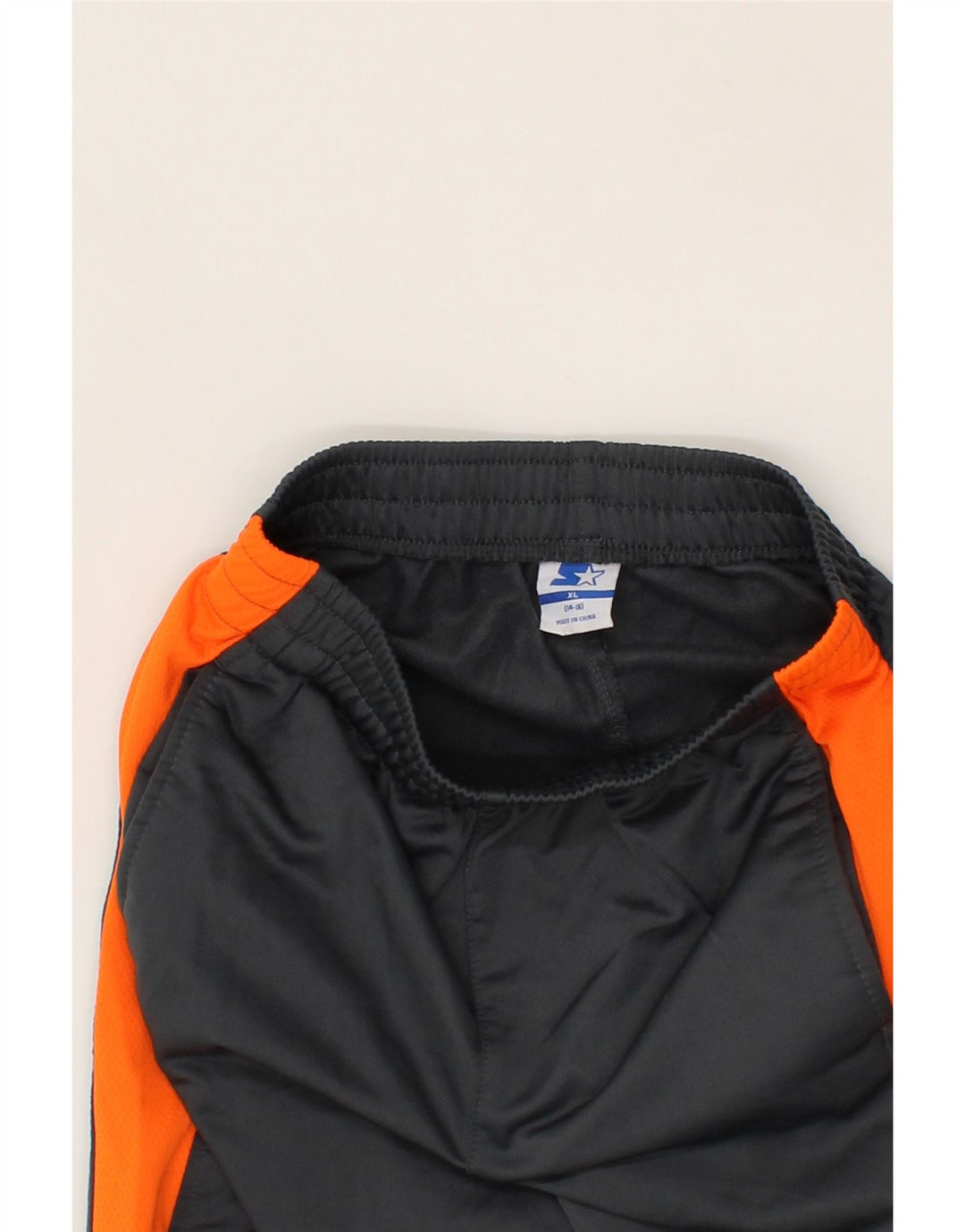 STARTER Boys Tracksuit Trousers 14-15 Years XL Grey Colourblock Polyester Vintage Starter and Second-Hand Starter from Messina Hembry 