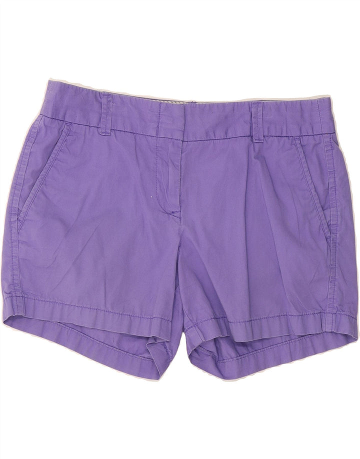 J. CREW Womens Chino Shorts US 6 Medium W32 Purple Cotton Vintage J. Crew and Second-Hand J. Crew from Messina Hembry 