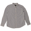 DOCKERS Herren-Hemd mit klassischer Passform, XL, blau kariert, Baumwolle