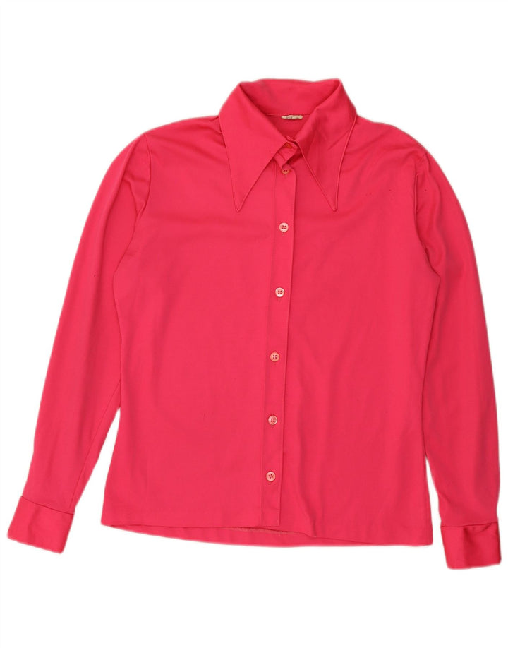 Diolen Loft Damen Hemdbluse IT 42 Mittelrosa Polyester