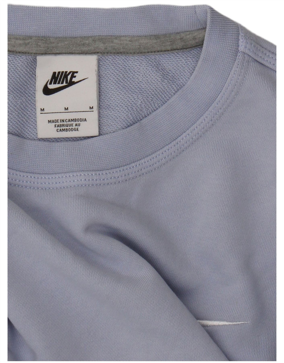 Nike Damen Sweatshirt Pullover UK 14 Mittelblau