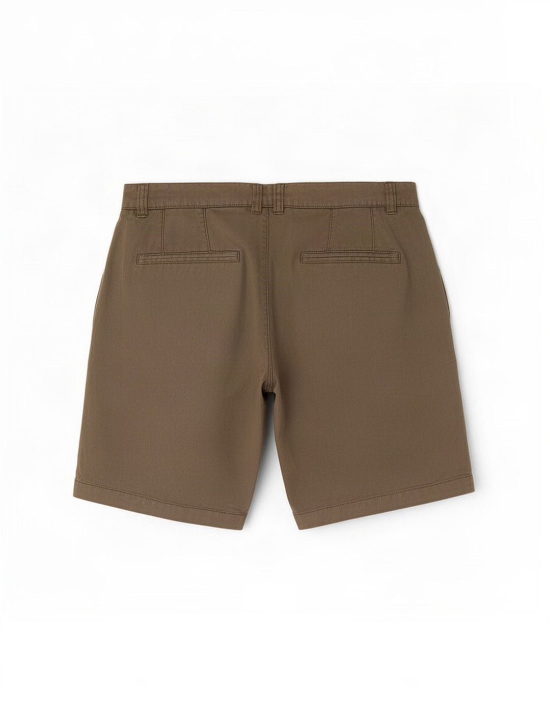 Dack's Herren-Chinoshorts mit normaler Passform, Größe 48, Größe M, W32, Khaki, Leinen