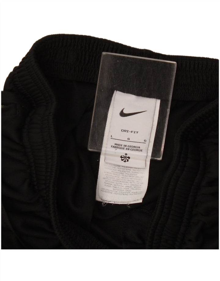 Nike Herren Dri Fit Trainingshose, Größe L, Schwarz, Polyester