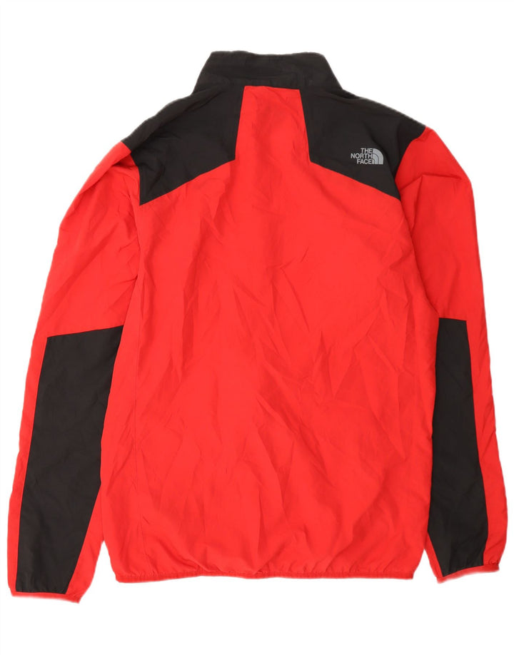 The North Face Herren-Trainingsanzug-Oberteil, Jacke, Größe S, Rot, Farbblock-Polyester