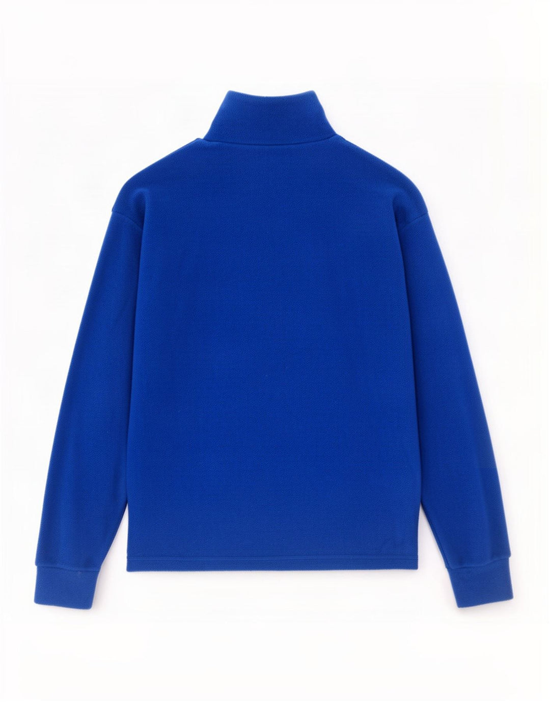 Fila Herren-Fleecepullover mit Reißverschluss am Hals, IT 52, großes blaues Polyester