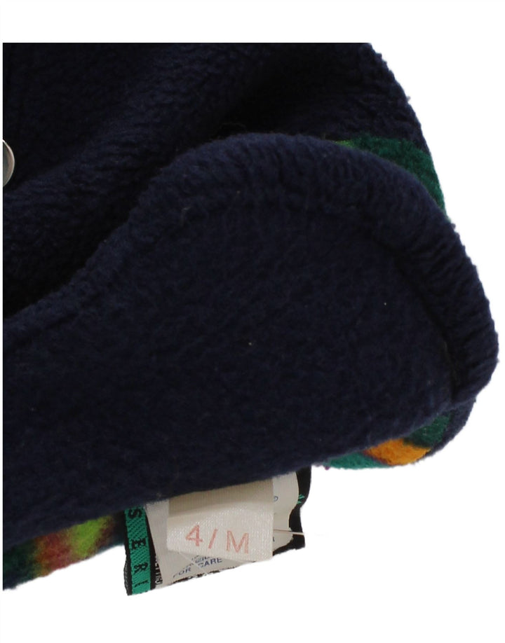 Fila Herren-Baseballmütze aus grafischem Fleece, mittelgroß, marineblau, geometrisch, Polyester