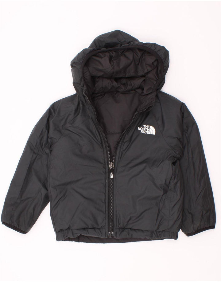 The North Face Baby Jungen Kapuzenjacke, 18–24 Monate, schwarzes Polyester