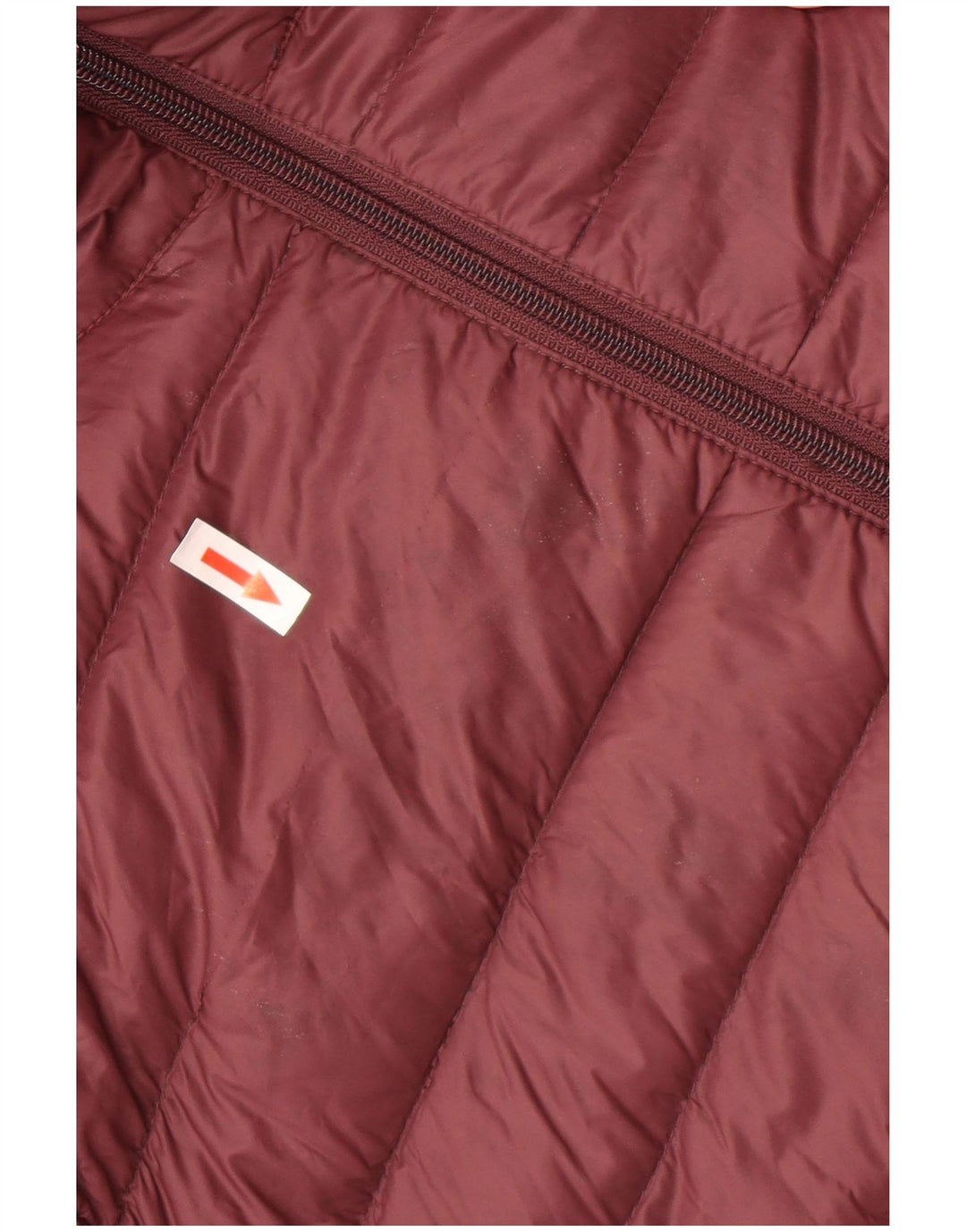 Schott Herren-Jacke mit Kapuze, gepolstert, Gr. 40, groß, burgunderrotes Nylon