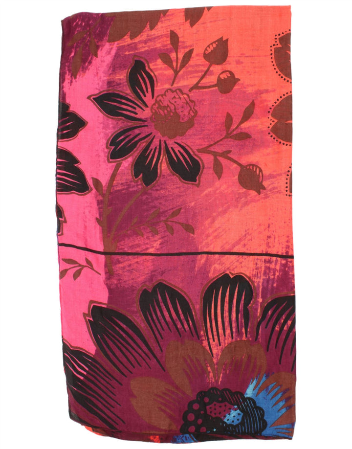 Desigual Damen-Schal mit grafischem Rechteck, Einheitsgröße, mehrfarbig, Bohemian-Stil