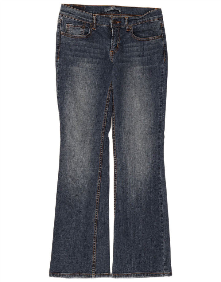 Levi's Damen Flared Jeans US 7 Medium W30 L31 Blaue Baumwolle