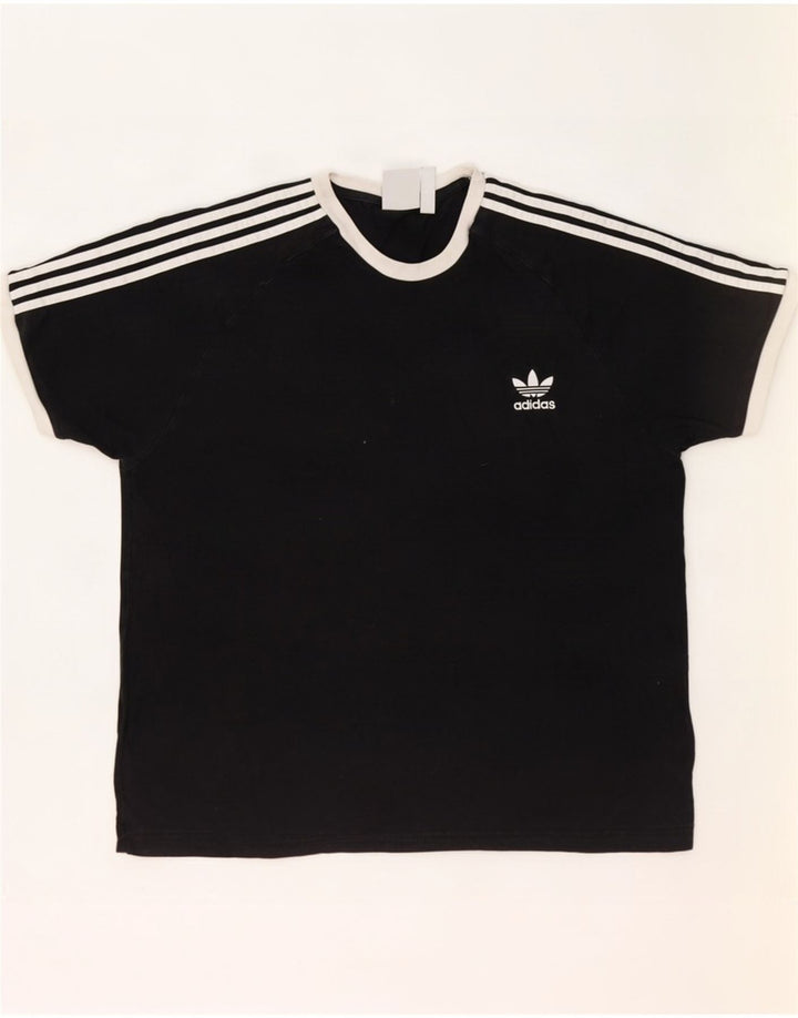 Adidas Herren T-Shirt Top 2XL Schwarz