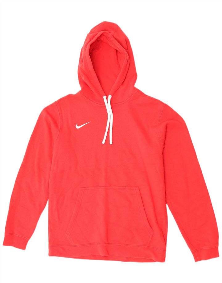 Nike Herren Kapuzenpullover aus mittelroter Baumwolle