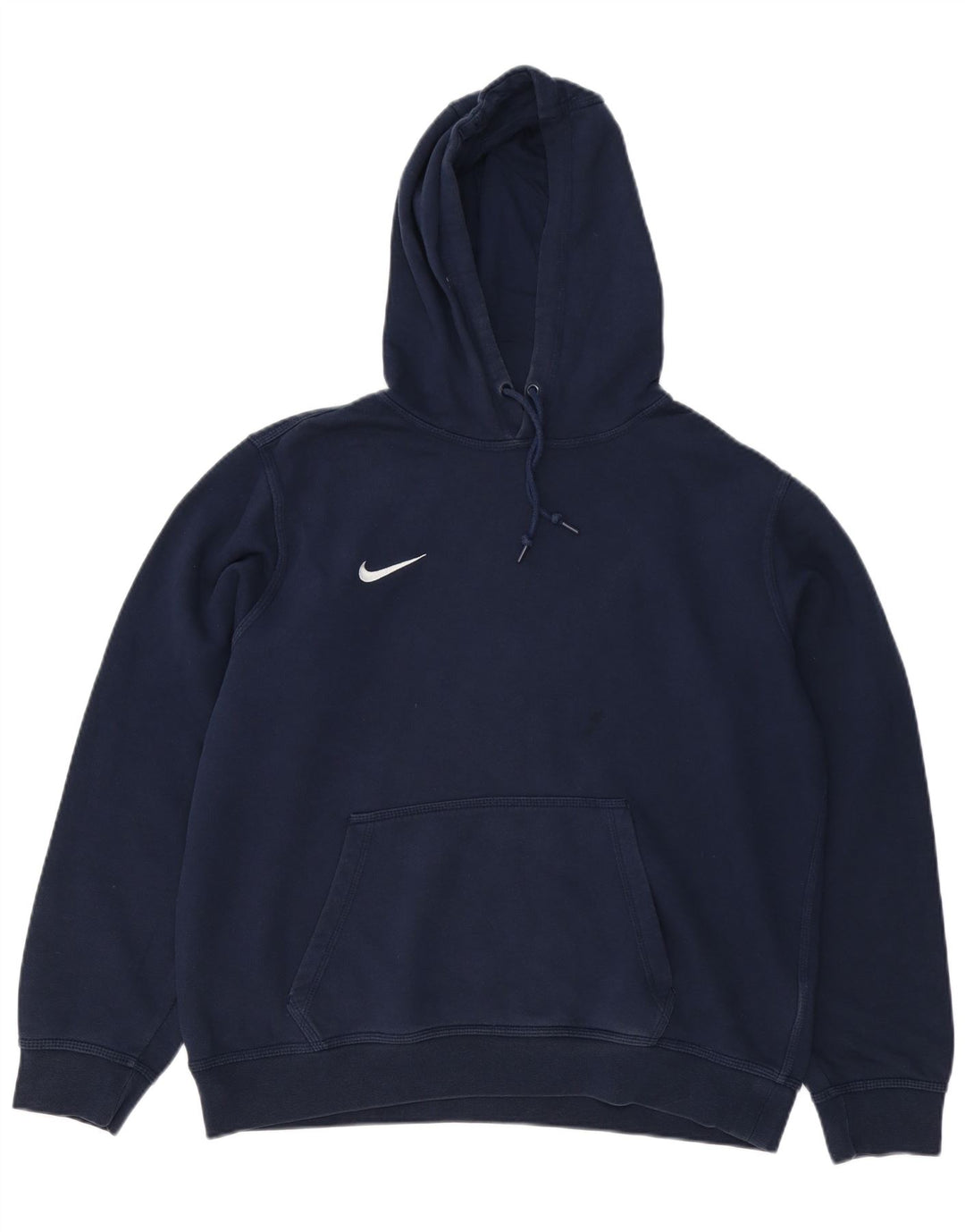 NIKE Herren-Kapuzenpullover, groß, marineblau, Baumwolle