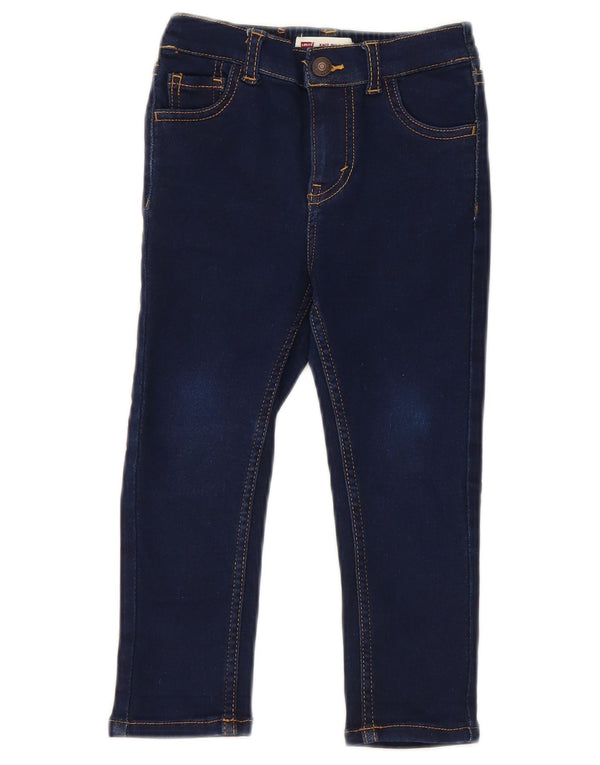 Levi's Baby-Mädchen-Röhrenjeans, 18–24 Monate, W20, L14, marineblaue Baumwolle
