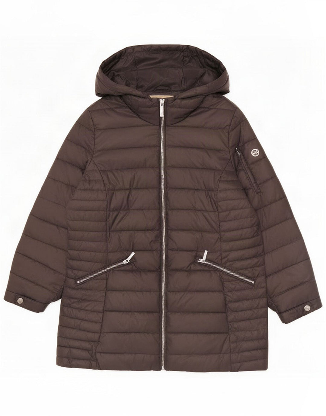 Michael Kors Damen Übergroßer gepolsterter Mantel UK 18 XL Schwarz