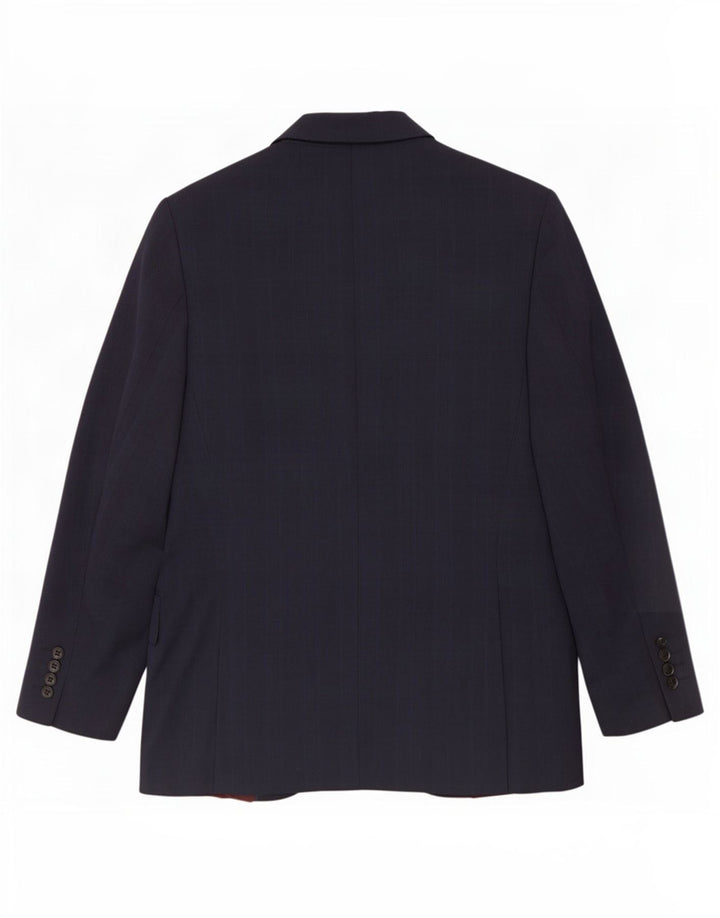 Marks & Spencer Herren-Blazer mit 2 Knöpfen, UK 40, mittelmarineblaue Wolle