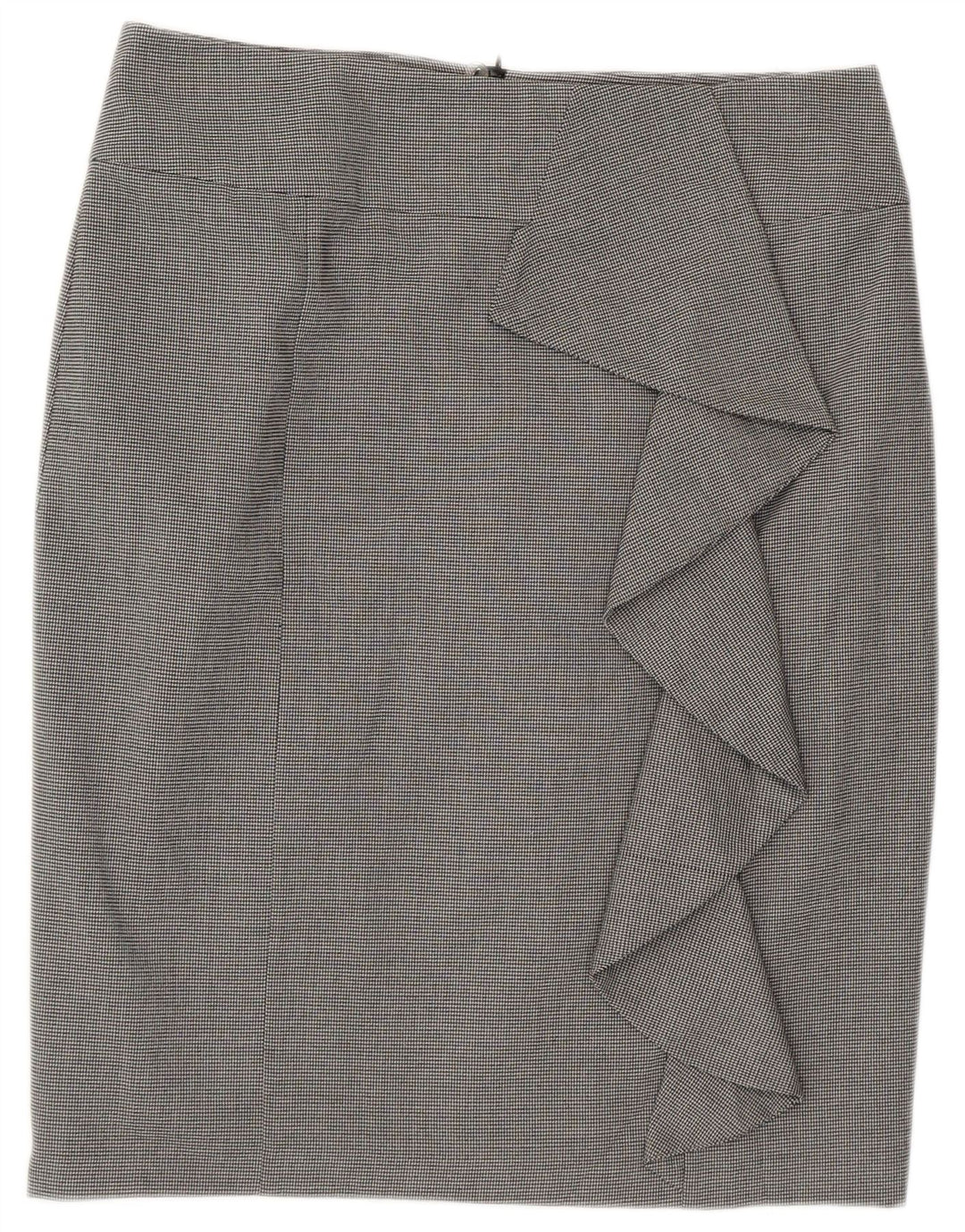 Marks & Spencer Damen Bleistiftrock UK 14 Large W32 Grauer Hahnentritt