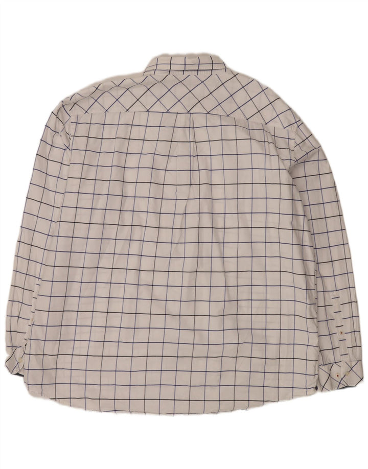 Joules Herren-Hemd mit klassischer Passform, 3XL, weiß kariert, Baumwolle