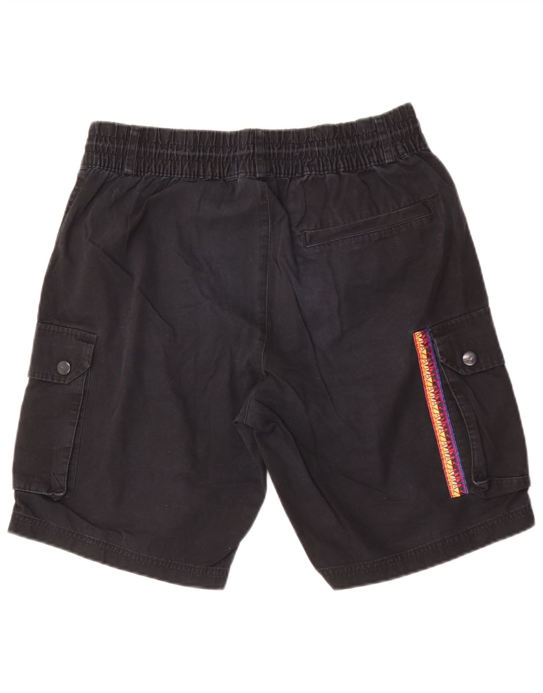 Adidas Herren Cargo Shorts Medium W30 Schwarz Baumwolle