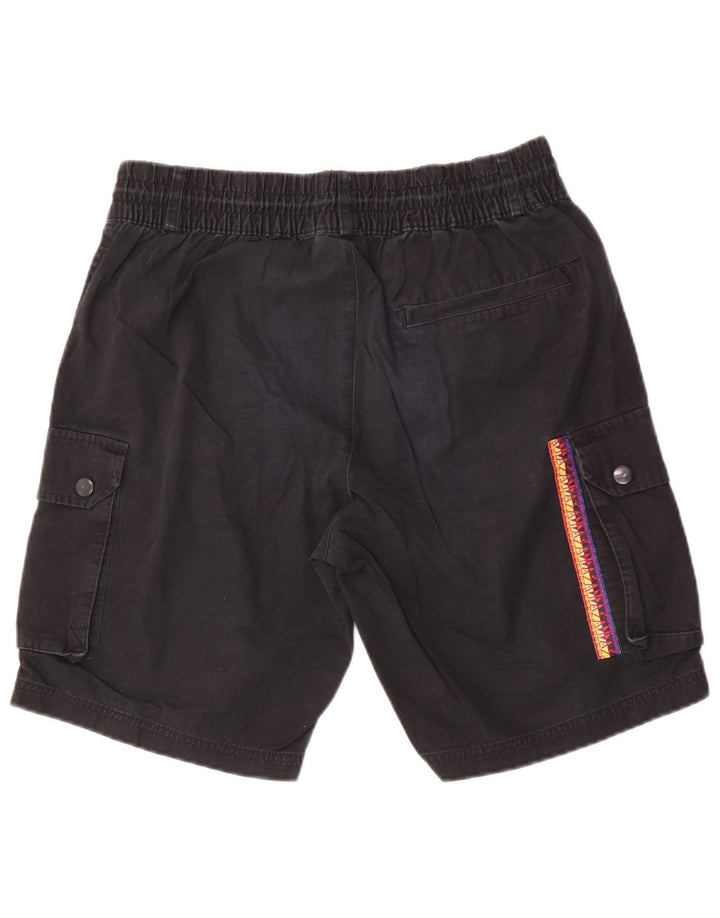 Adidas Herren Cargo Shorts Medium W30 Schwarz Baumwolle