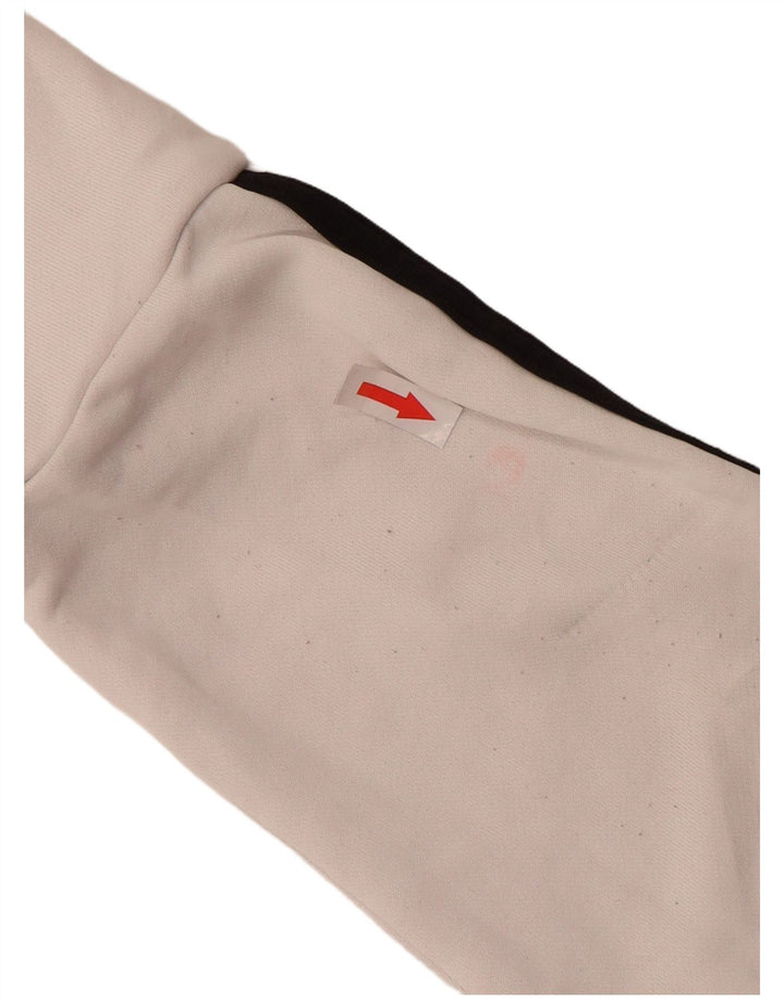 ADIDAS Damen-Trainingsanzug, Top-Jacke, UK 16, Größe L, Weiß, Polyester