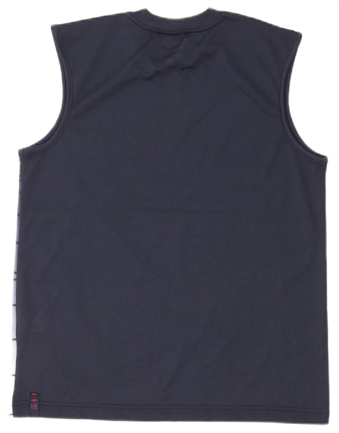 Umbro Herren-Weste, durchsichtig, mittelgroß, marineblau, gestreift, Polyester