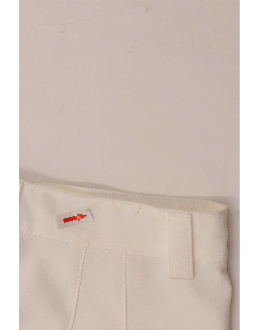 Gerade Freizeithose für Damen von Zara, Größe S, W26, L32, Weiß, Polyester