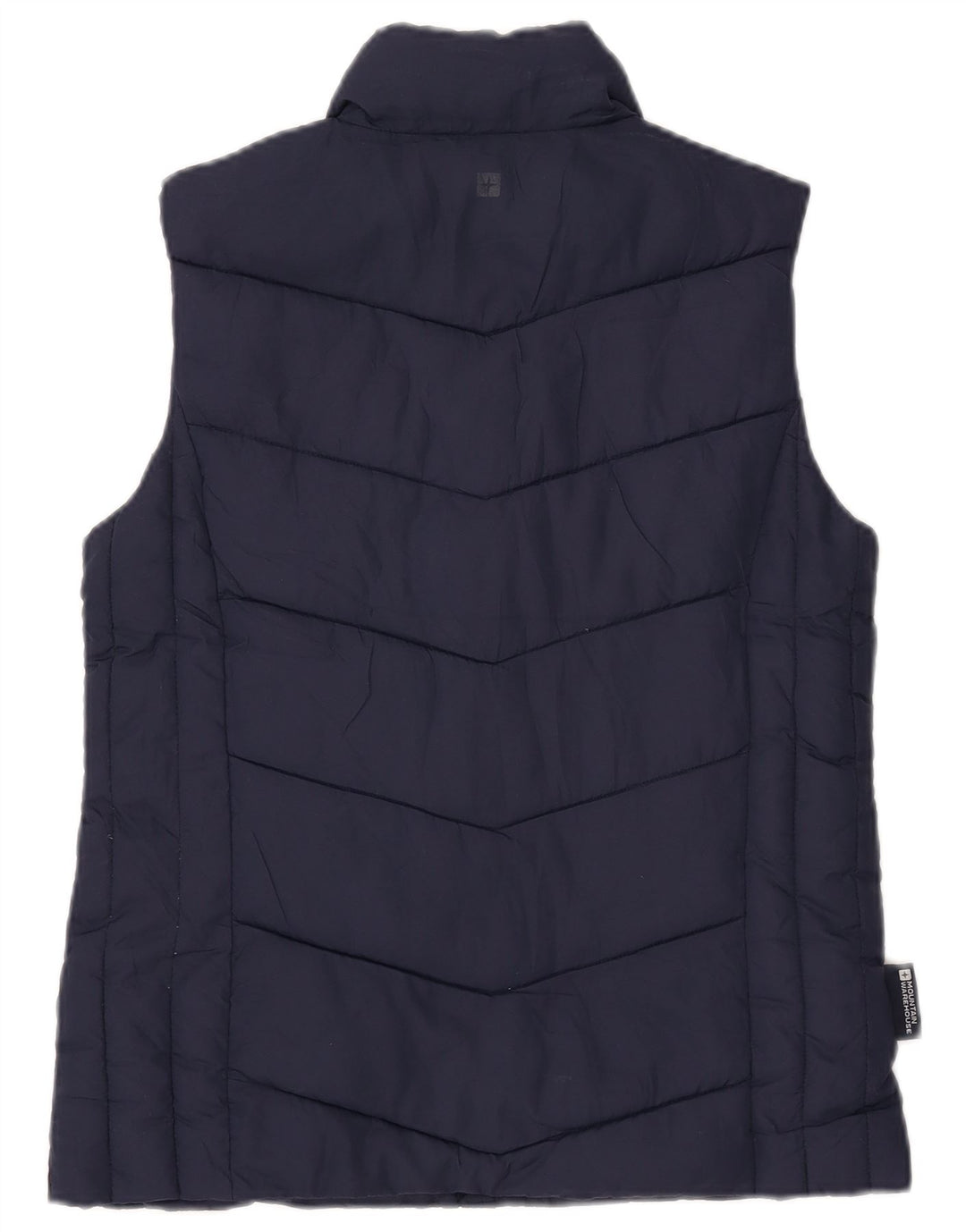 Gefütterte Damenweste von Mountain Warehouse, UK 10, Größe S, Marineblau, Polyester