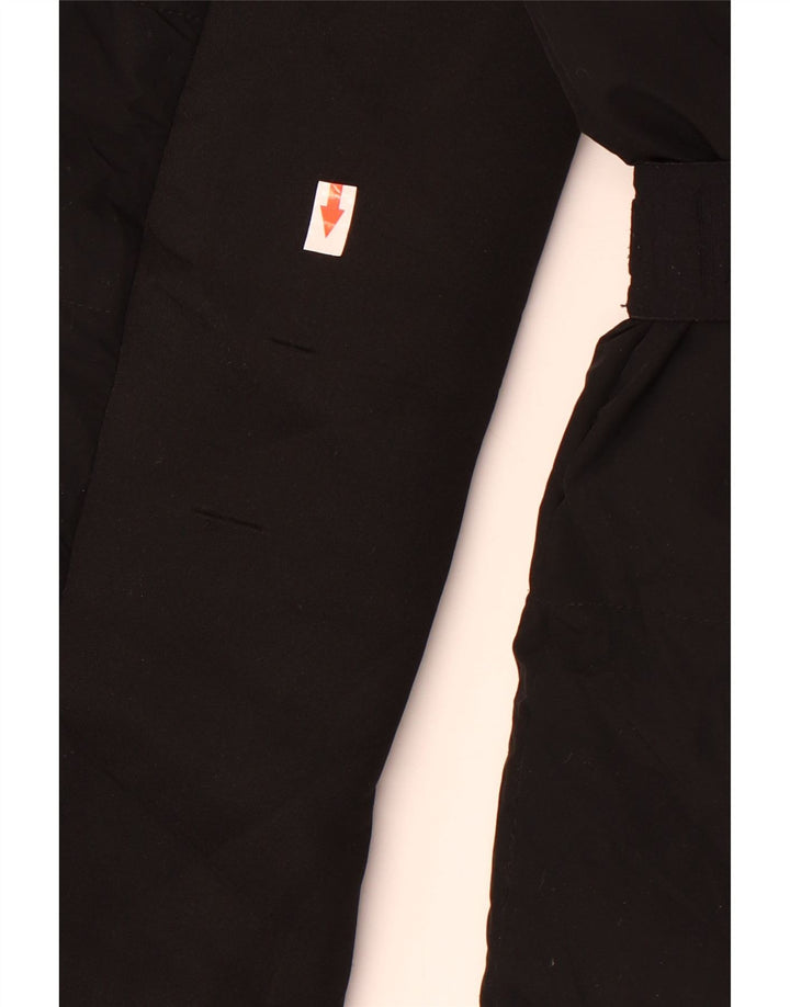 Michael Kors Wattierter Damenmantel mit Kapuze, UK 14, Mittelschwarz, Polyester