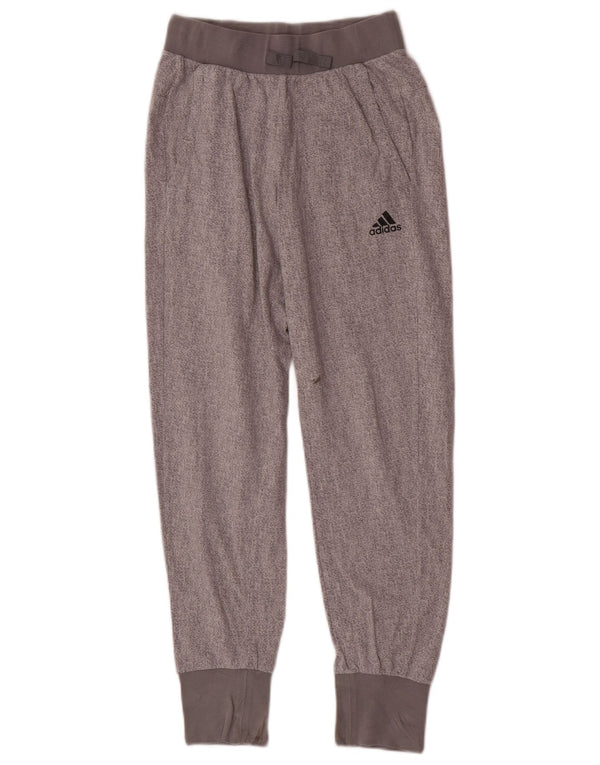 Adidas Mädchen-Trainingshose, Jogginghose, 13–14 Jahre, grau gepunktet, Sport