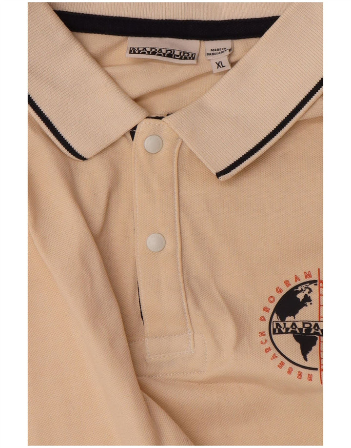 Napapijri Herren Poloshirt XL Beige