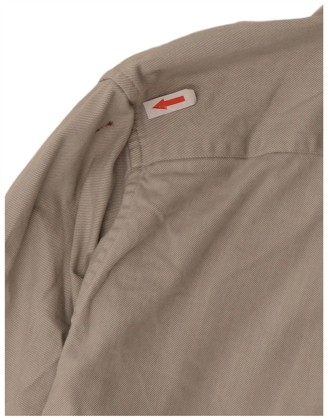 Ted Baker Herrenhemd, Größe 3, klein, cremefarbene Baumwolle