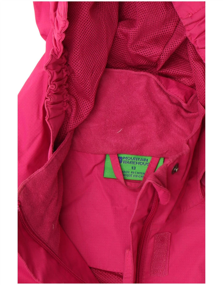 Mountain Warehouse Windjacke für Mädchen, 12–13 Jahre, rosa Farbblock