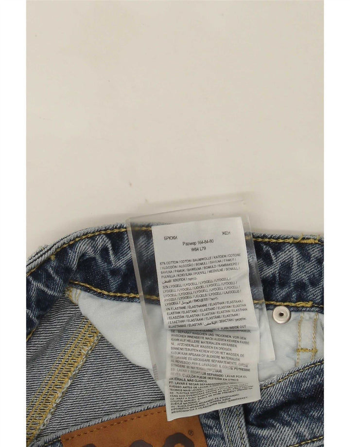 Lee Damen Carol Slim Jeans W25 L27 Blaue Baumwolle