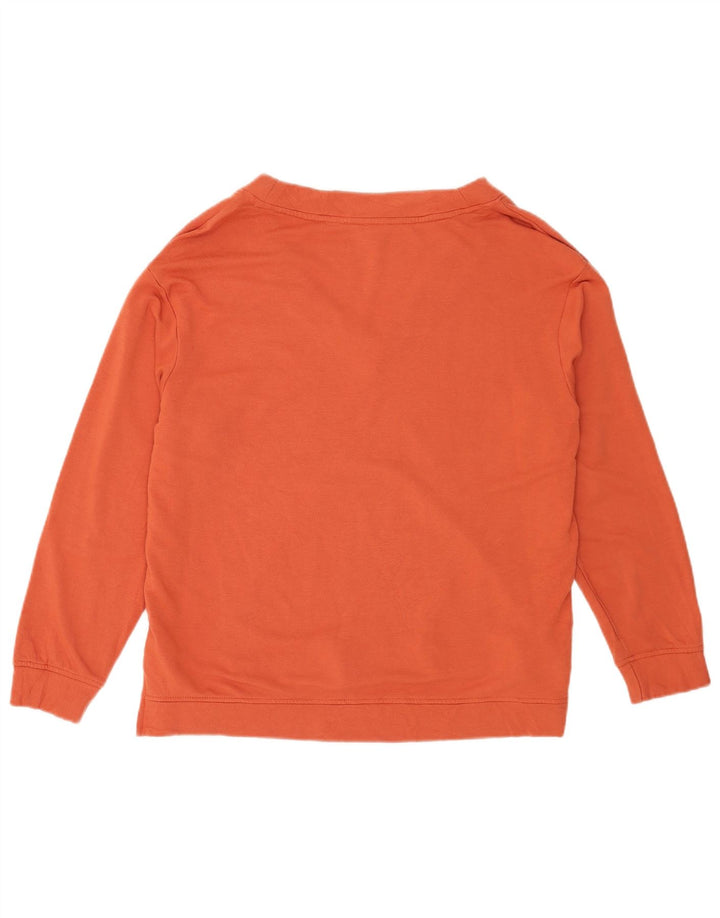 Orvis übergroßer Damen-Sweatshirt-Pullover, Gr. 42, Größe L, Orange, Modal