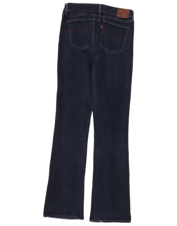 Levi's Damen 715 Bootcut Jeans W30 L32 Marineblau Baumwolle