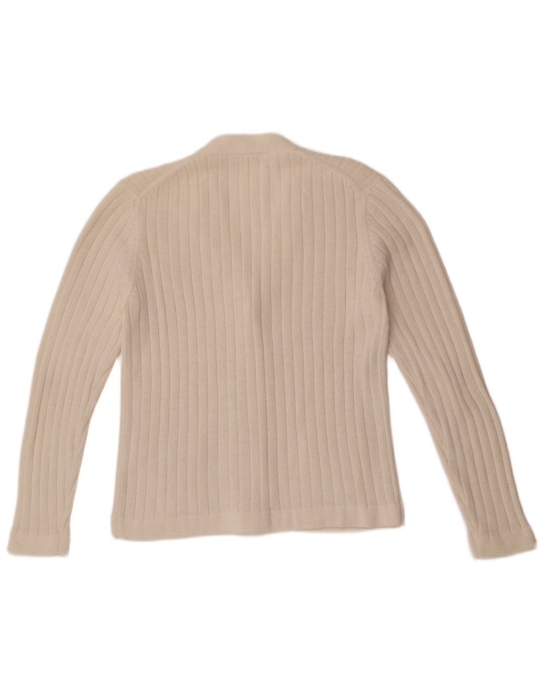 C & A Damen-Cardigan-Pullover EU 48 2XL Weiß Acryl