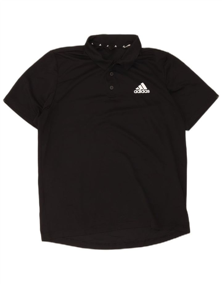 Adidas Herren Aeroready Poloshirt Medium Schwarz Polyester