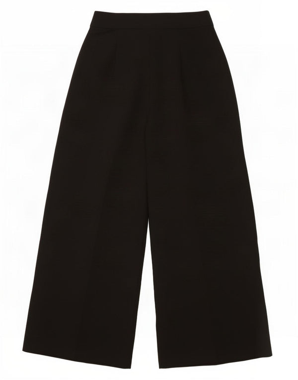 Topshop Damen-Caprihose mit hoher Taille und weitem Bein, UK 6, XS, W26, L22, Schwarz