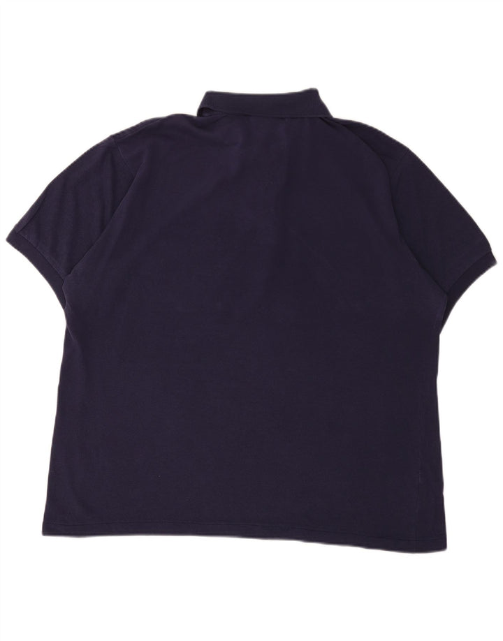 Lacoste Herren-Poloshirt, Größe 5, groß, Marineblau