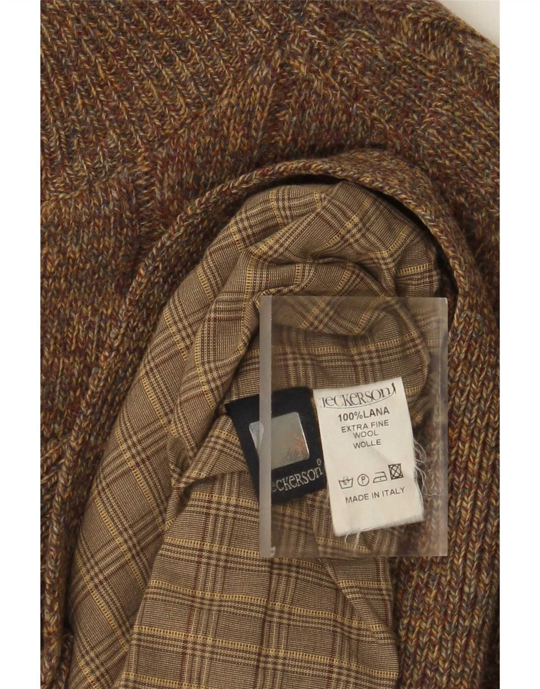 Jeckerson Herren-Strickjacke, Größe L, Braun