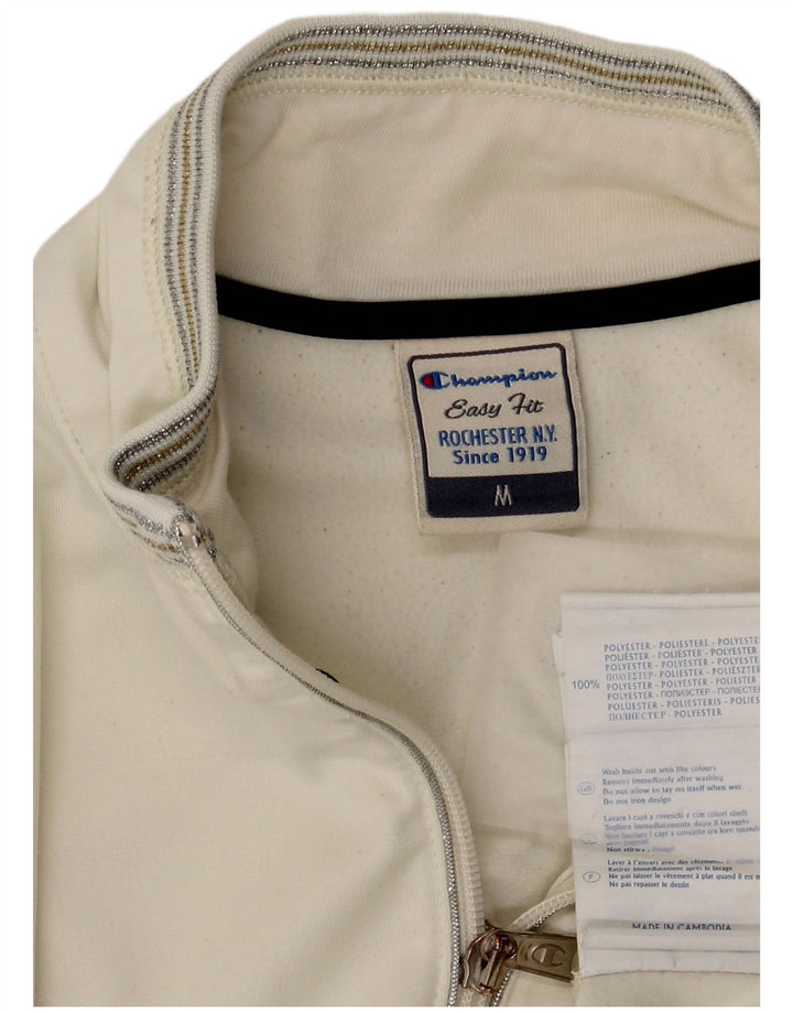 Champion Easy Fit-Trainingsanzug-Oberteil für Damen, UK 14, Mittel, gebrochenes Weiß