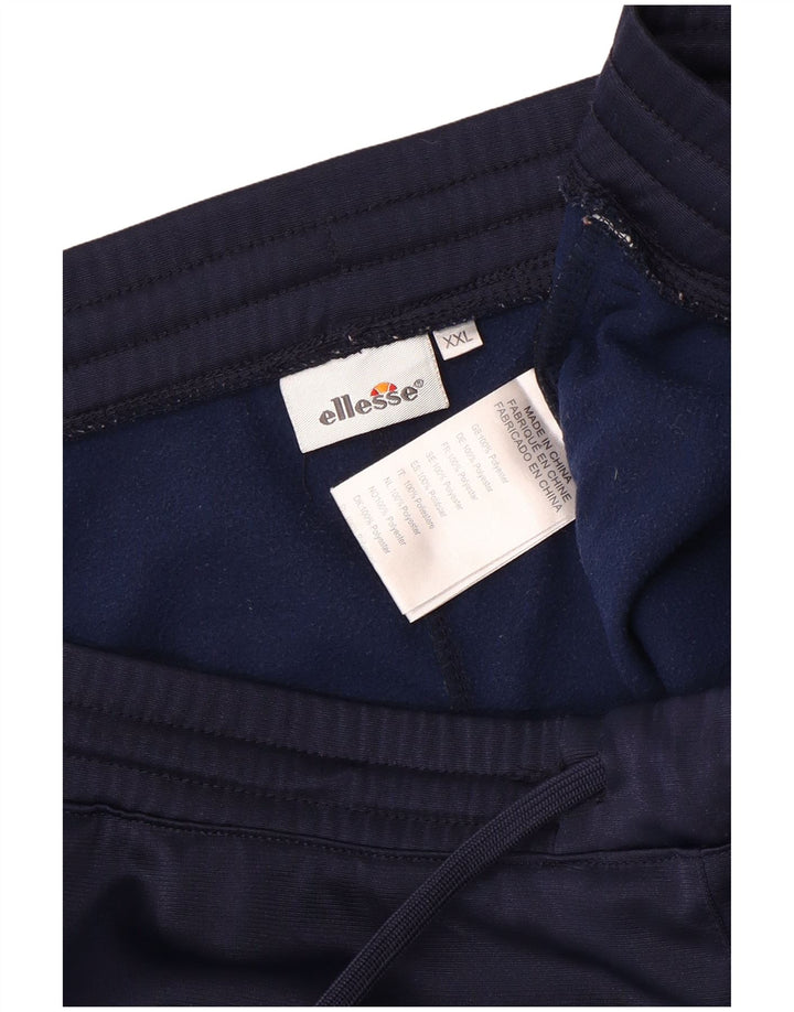 Ellesse Herren-Trainingshose, Jogginghose, 2XL, Marineblau, Polyester