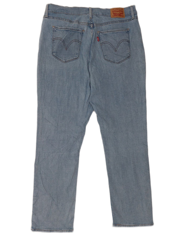 Levi's Damen Classic Straight Jeans US 12 Large W31 L28 Blaue Baumwolle