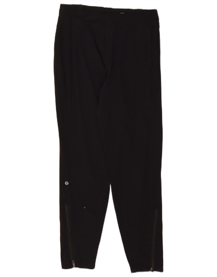 Lululemon Damen Leggings UK 14 Medium Schwarz
