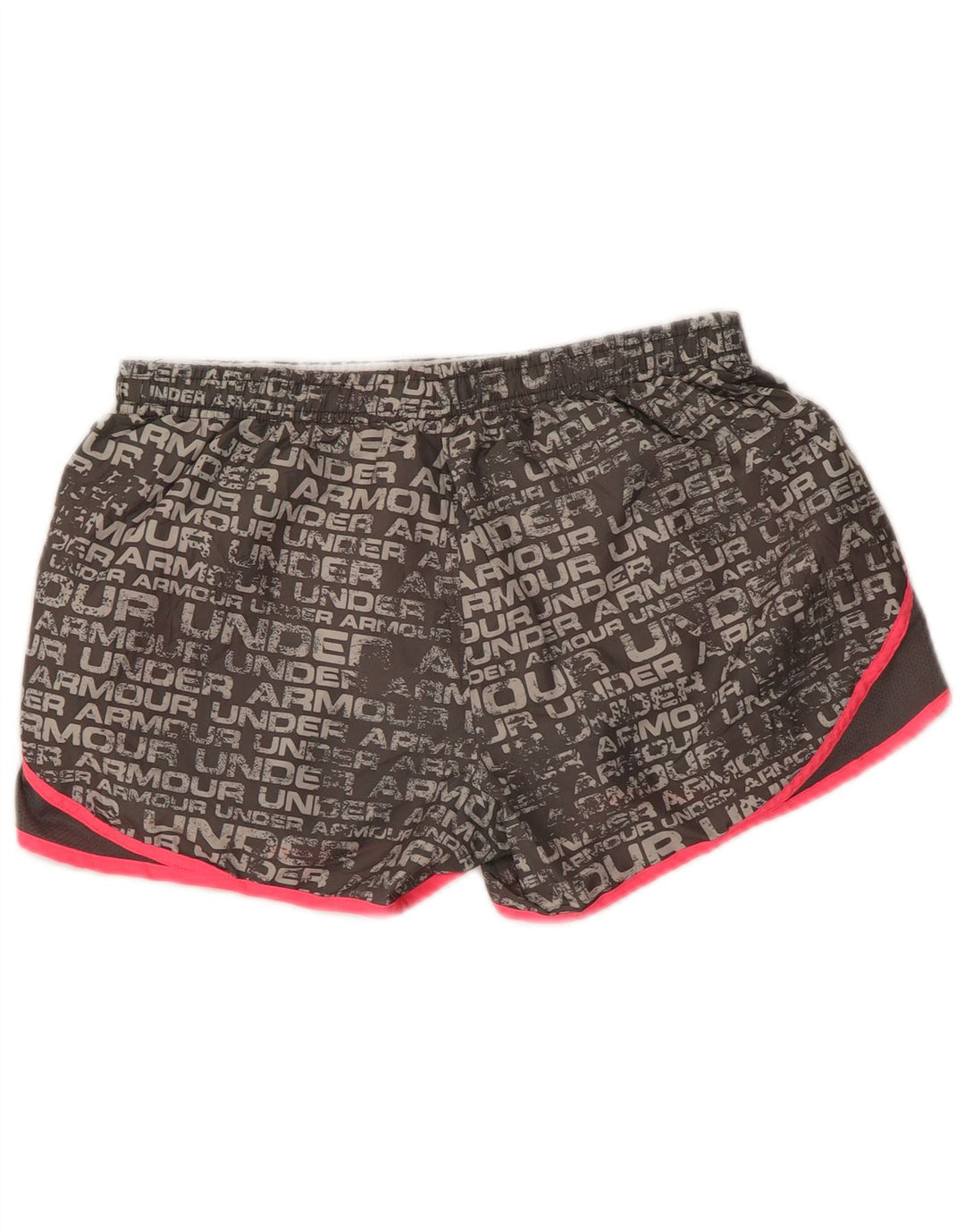 UNDER ARMOUR Damen Heat Gear Graphic Sportshorts UK 14 Mittelgrau