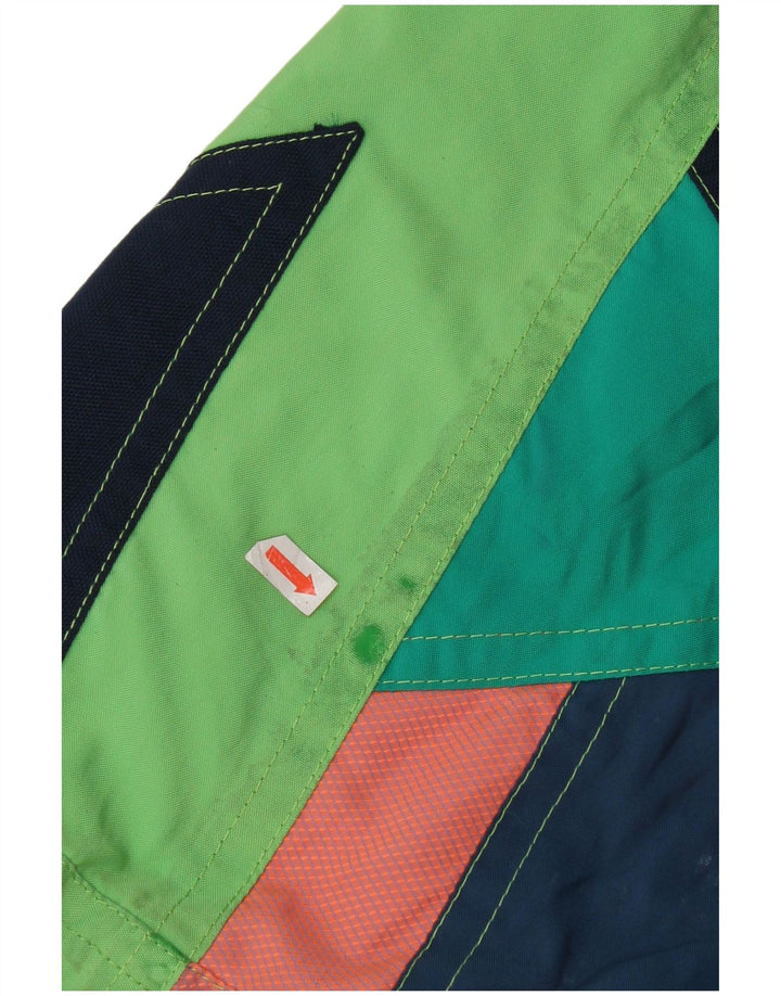 Colmar Herren-Skijacke mit Kapuze, IT 52, groß, grün, Farbblock