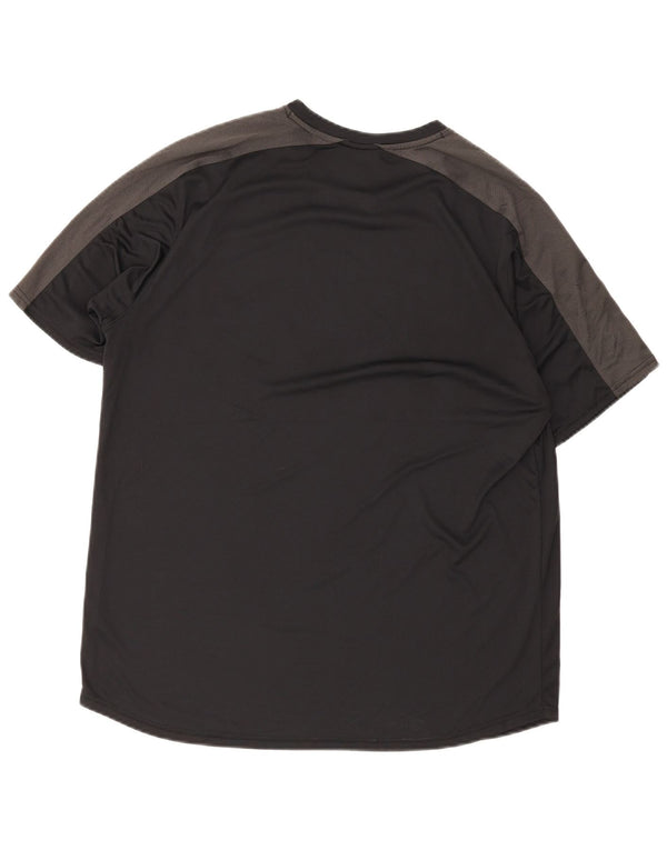 Under Armour Herren Tailliertes T-Shirt Top 2XL Schwarz